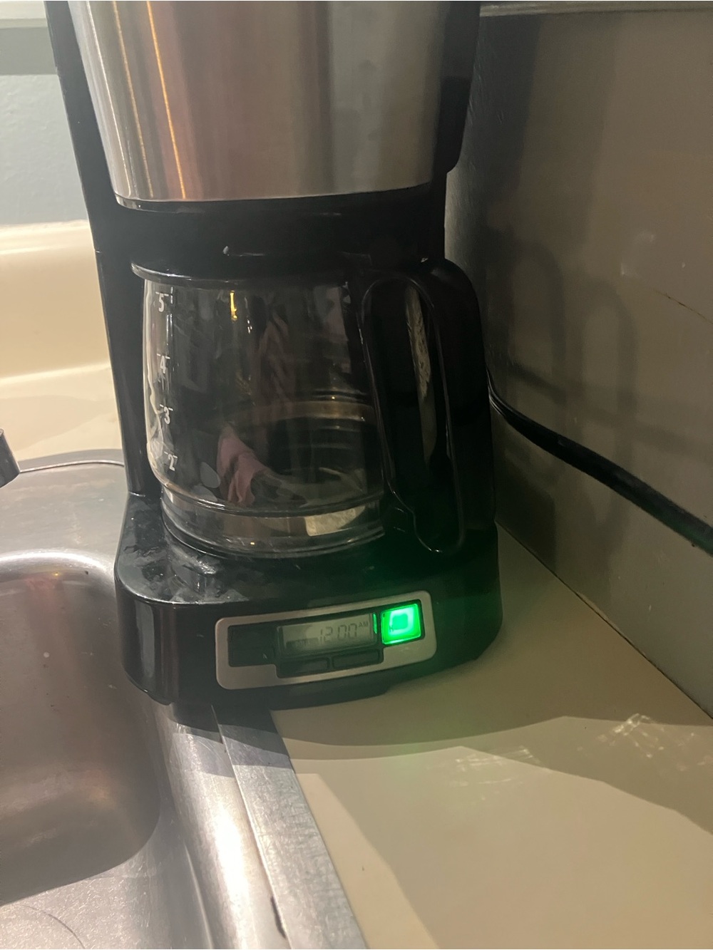 Hamilton Beach Front Fill 5 Cup Programmable Drip Coffee Machine